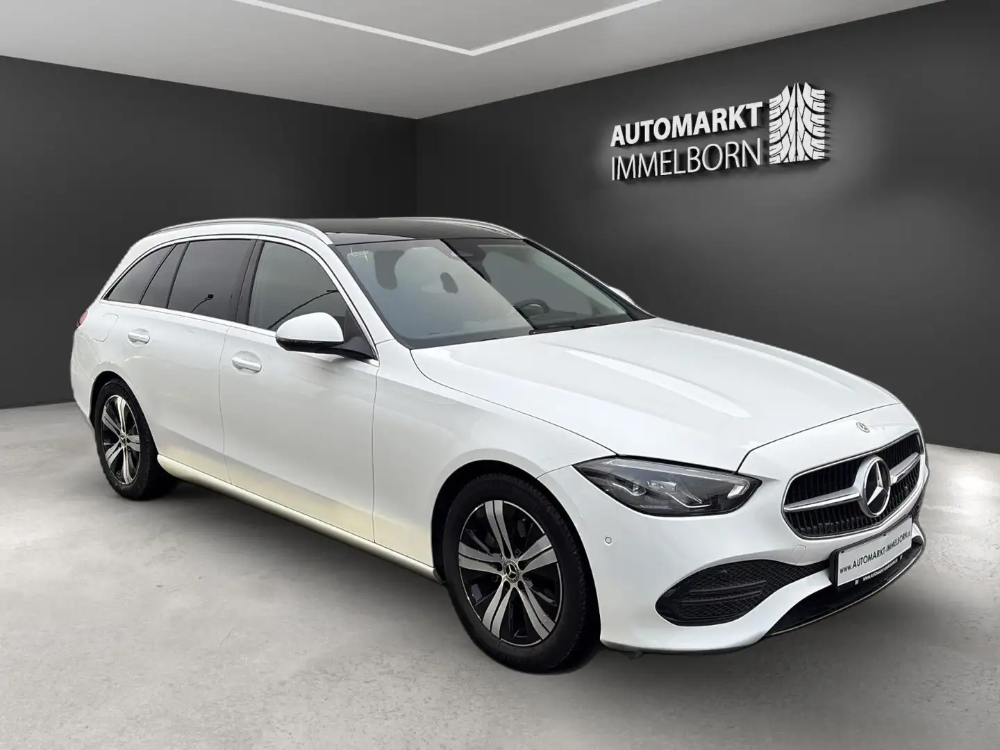 Mercedes-Benz C 180 T Pano*Leder*AHK*Kamera*TW*LedHigh*Memory Blanc - 1