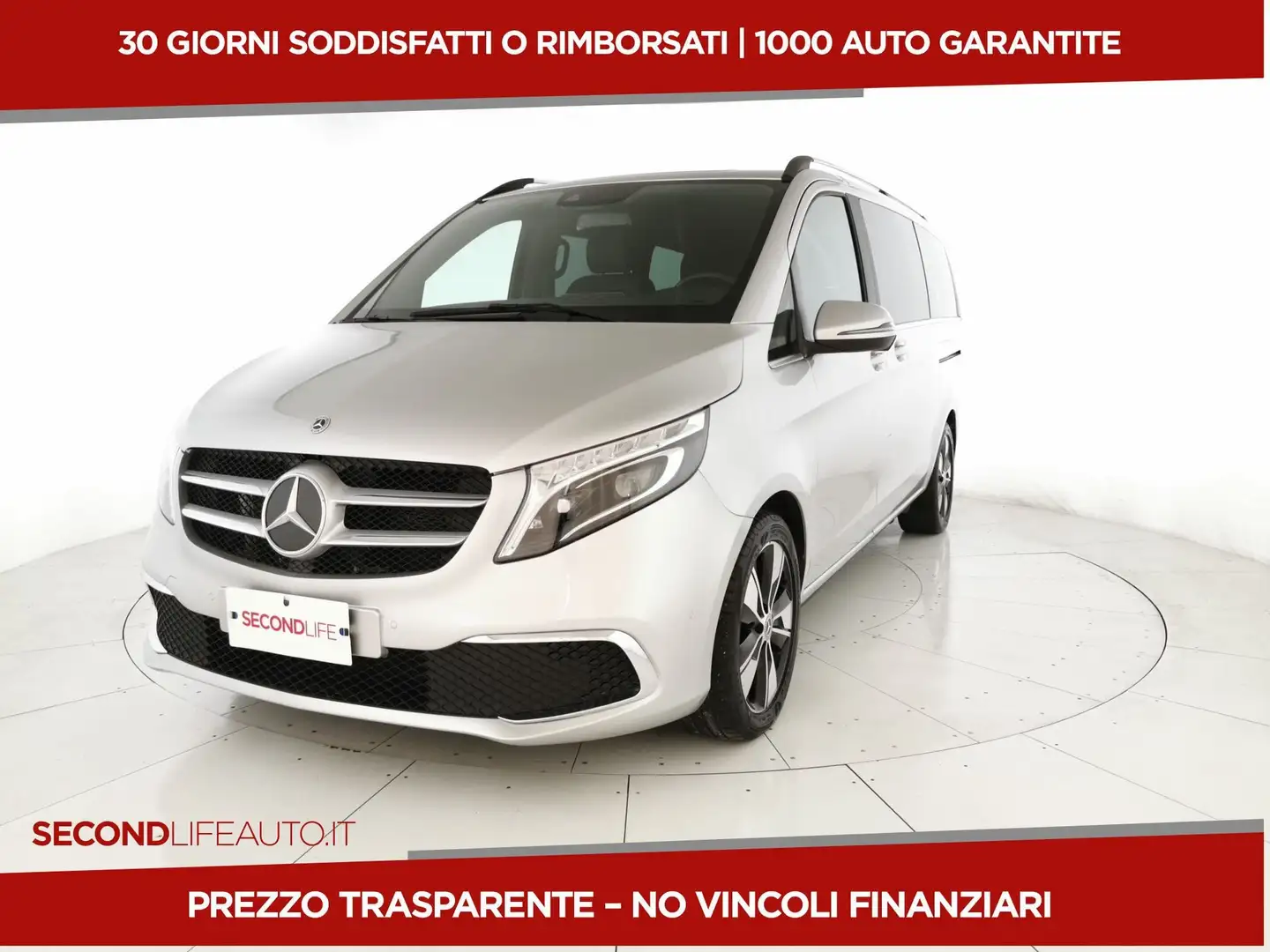 Mercedes-Benz V 300 V Long 300 d Exclusive auto Argent - 1