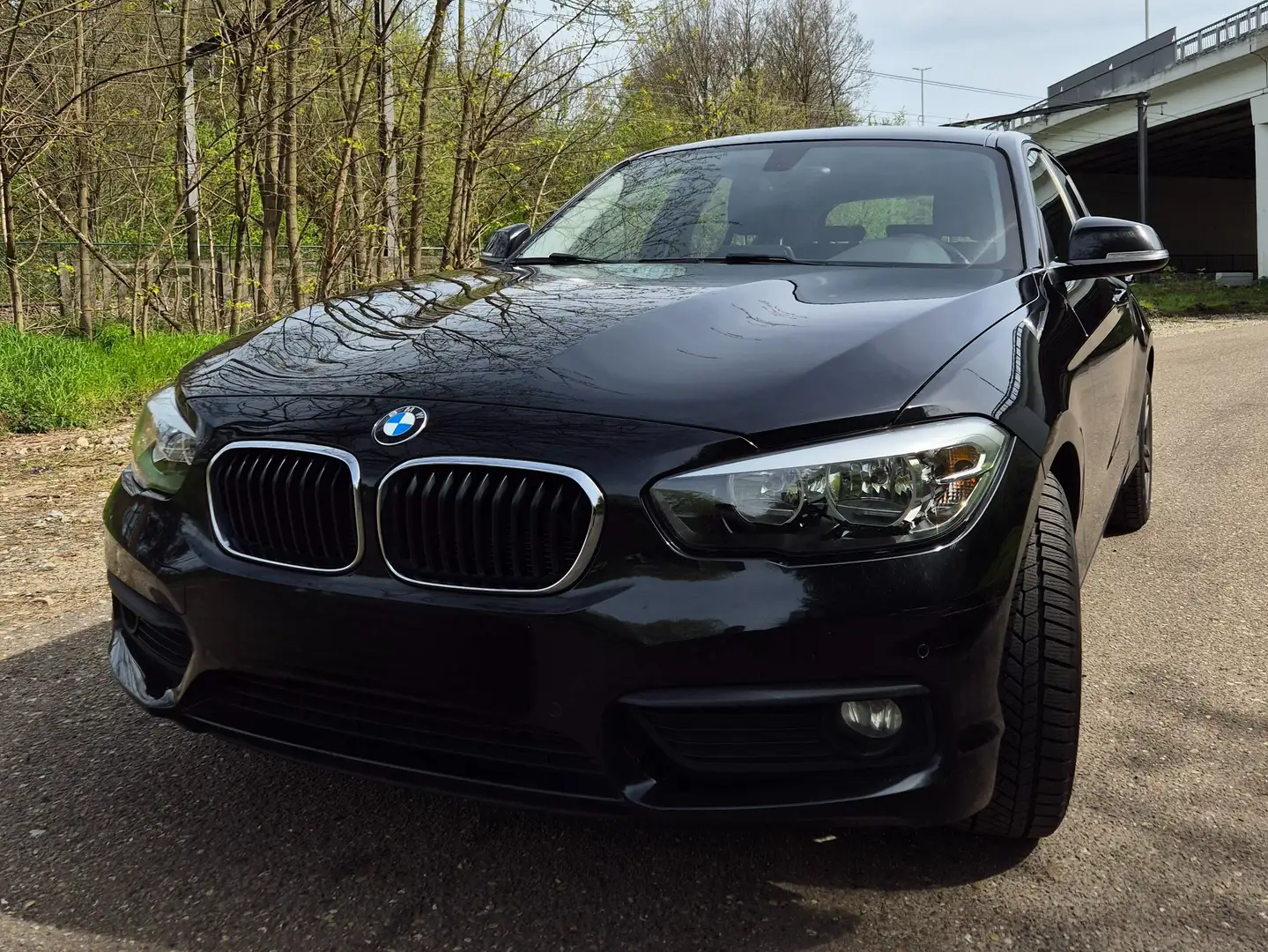 BMW 116 91700/GPS/sensorenvoor&achter/cruisecontrol Zwart - 1