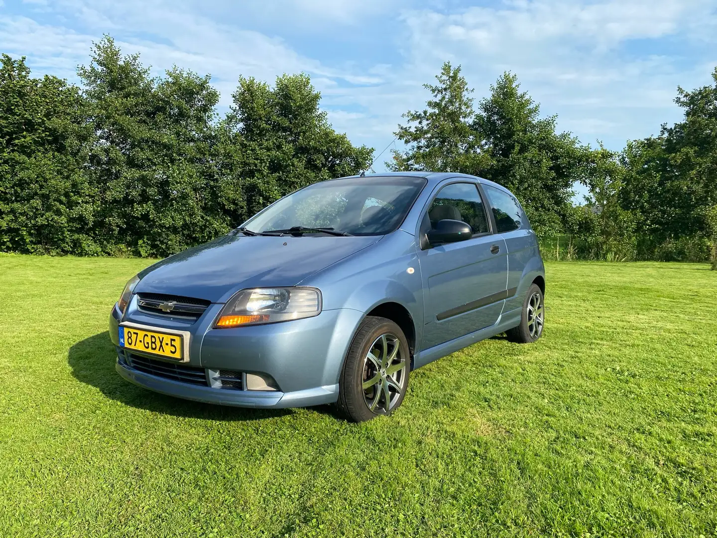 Chevrolet Kalos Kalos 1.2 Spirit 3D 2008 Metallic Blauw Albastru - 1