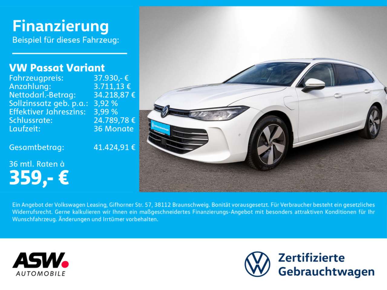 Volkswagen Passat Variant 2026