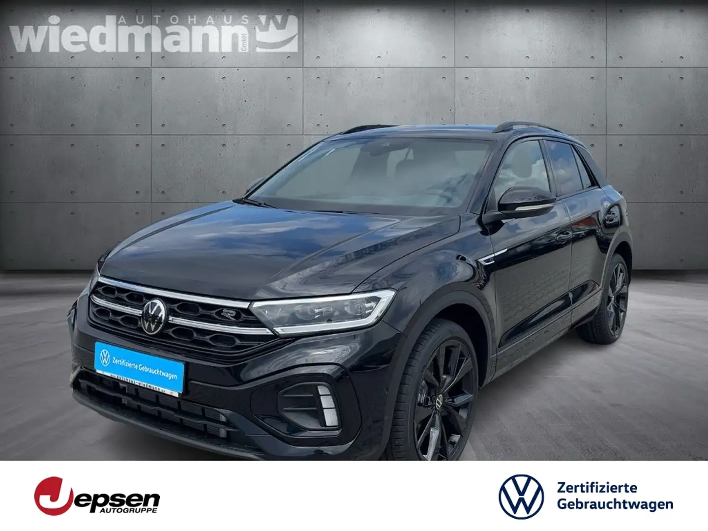 Volkswagen T-Roc R-Line 1.5 TSI DSG DiCockpit+AHK+ACC+Navi Schwarz - 1