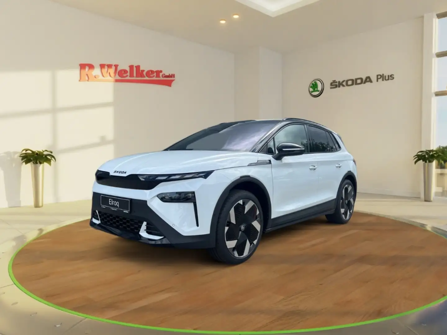 Skoda Elroq 85 Lodge ''Ausstattungspaket MAXX''Sportpaket''Hea Weiß - 1