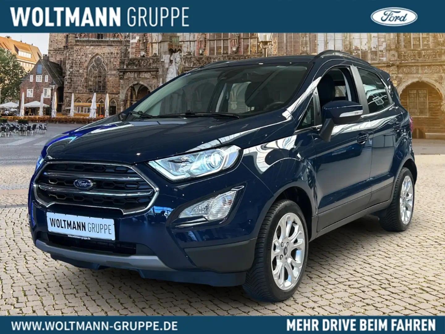 Ford EcoSport EU6d Titanium 1.0 EcoBoost AHK-abnehmbar Navi B & Blau - 1
