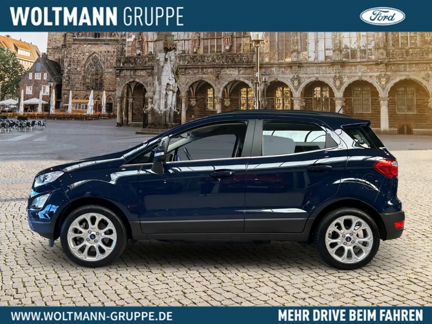 Ford EcoSport EU6d Titanium 1.0 EcoBoost AHK-abnehmbar Navi B & Blauw - 2