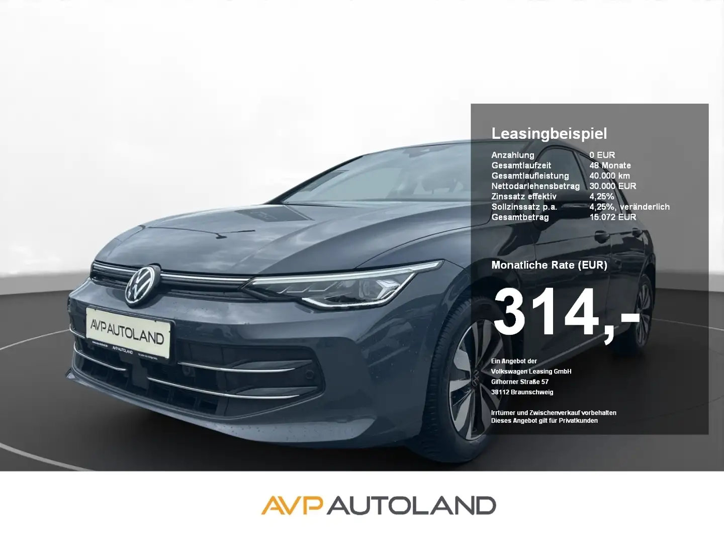 Volkswagen Golf VIII 2.0 TDI DSG GOAL | AHK | NAVI | ACC | Grau - 1