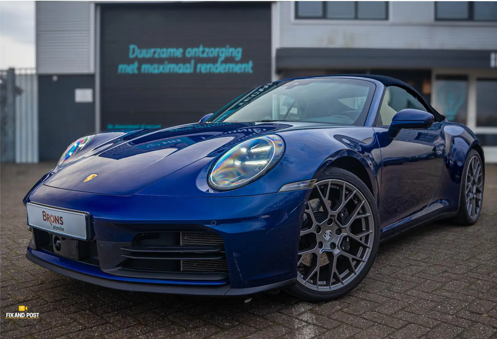 Porsche 992 Cabrio 3.0 Carrera Stoel koeling l Sport uitlaat l Bleu - 2