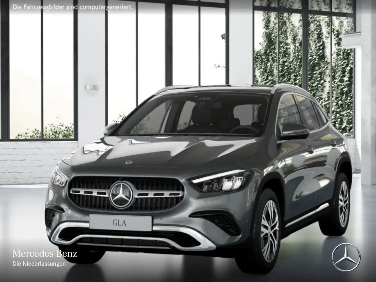 Mercedes-Benz GLA 180 PROGRESSIVE+PANO+360°+LED+TOTW+7G Grau - 2