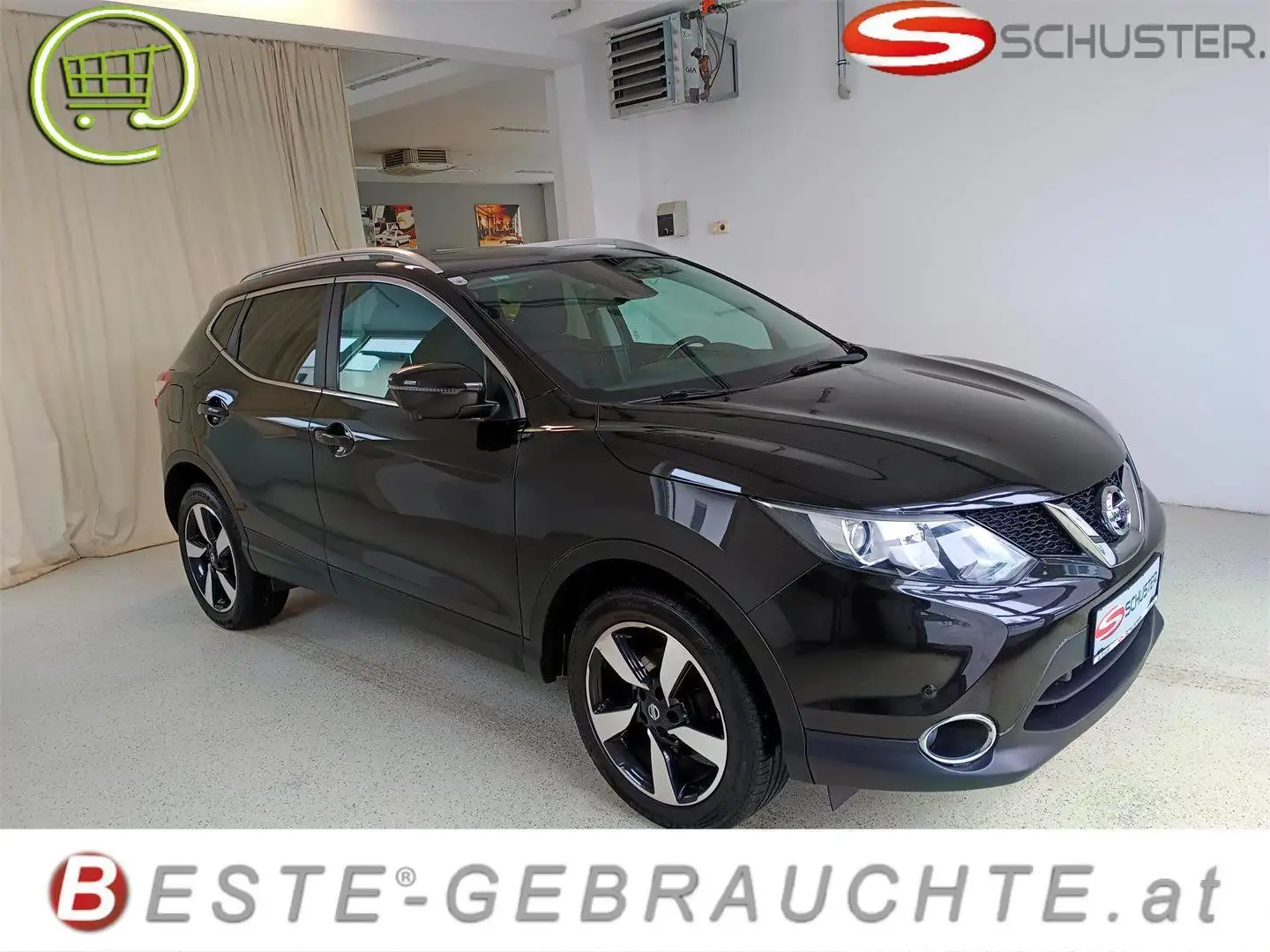 Nissan Qashqai 1,2 DIG-T N-Connecta Schwarz - 1