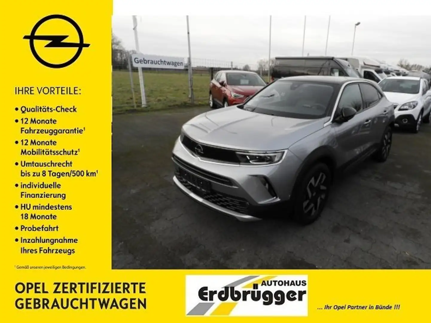 Opel Mokka Elegance Navi Rückfahrkamera Allwetter Grau - 1