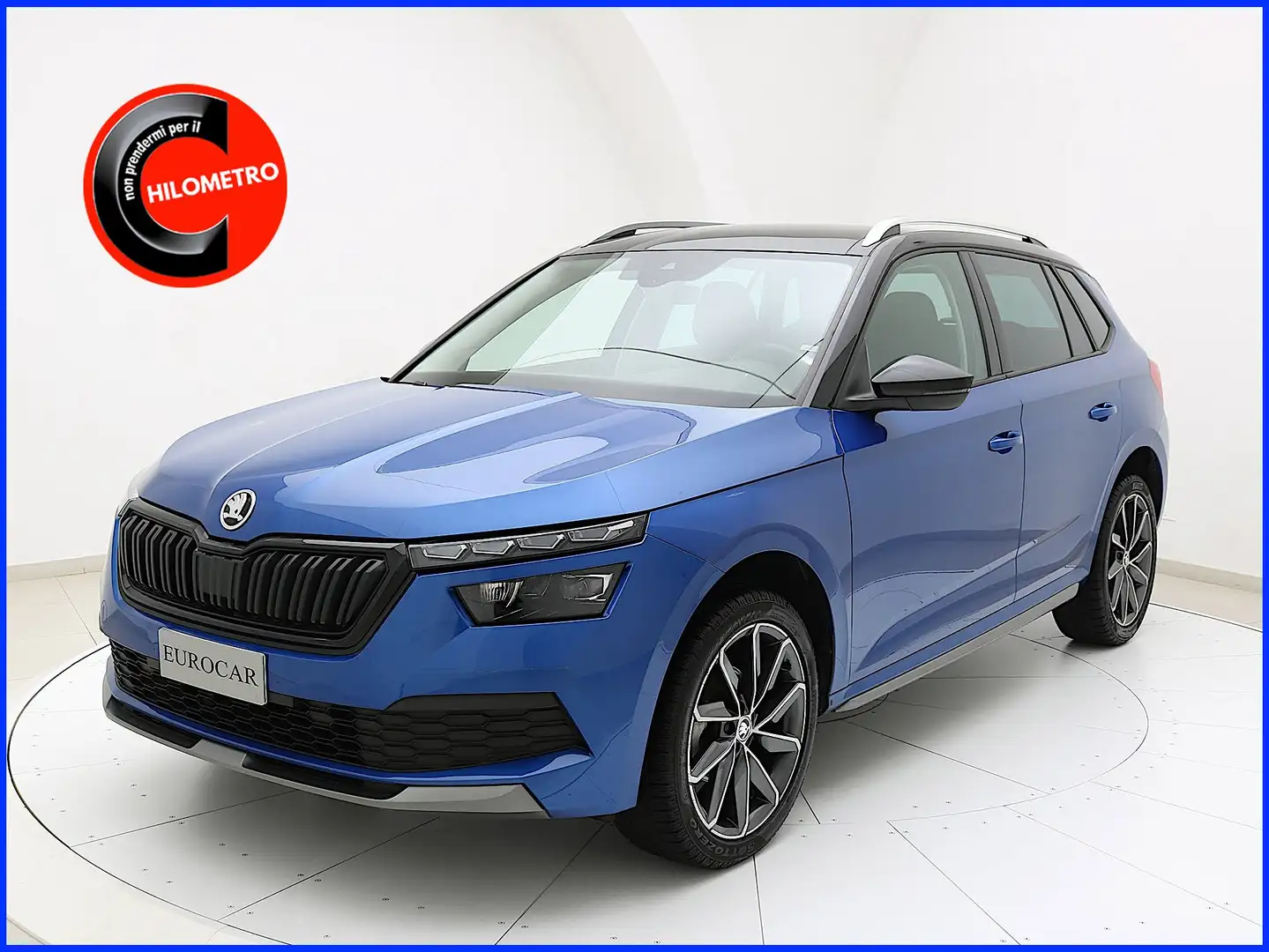 Skoda Kamiq 1.6 TDI SRC DSG Dark Shade✔️TETTO PANORAMICO Azul - 1
