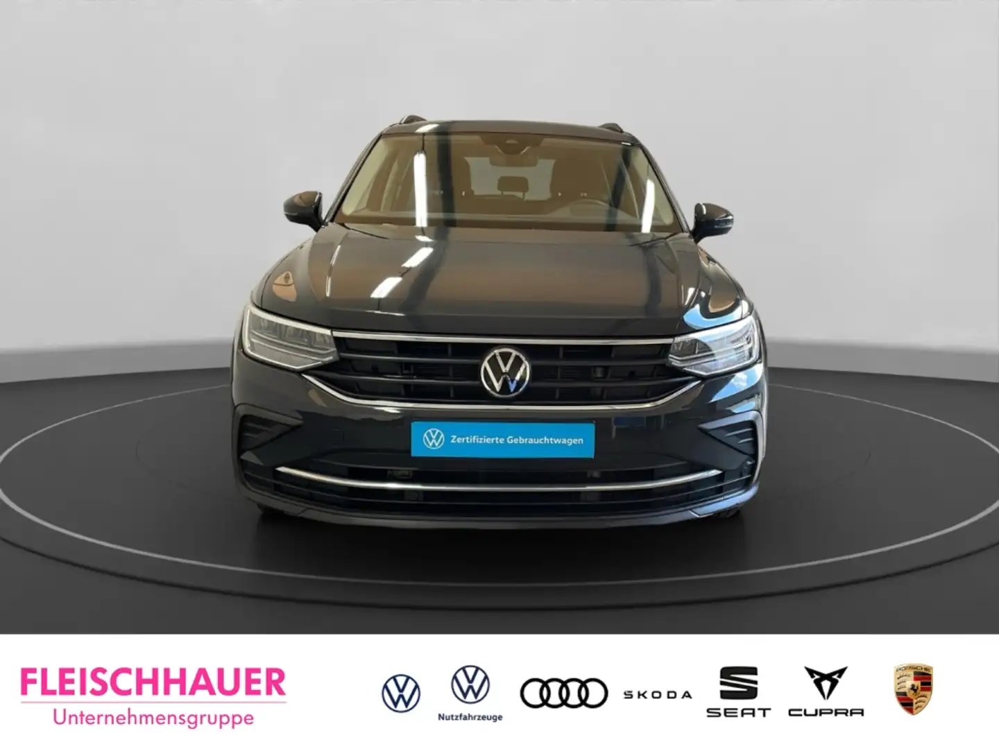Volkswagen Tiguan 1.4 eHybrid Life LED ACC Navi AHK Klima Temp SHZ Grau - 2