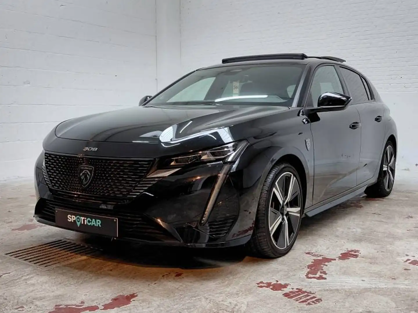Peugeot 308 3 1.6 Hybrid 180 S&S EAT8 GT Zwart - 2