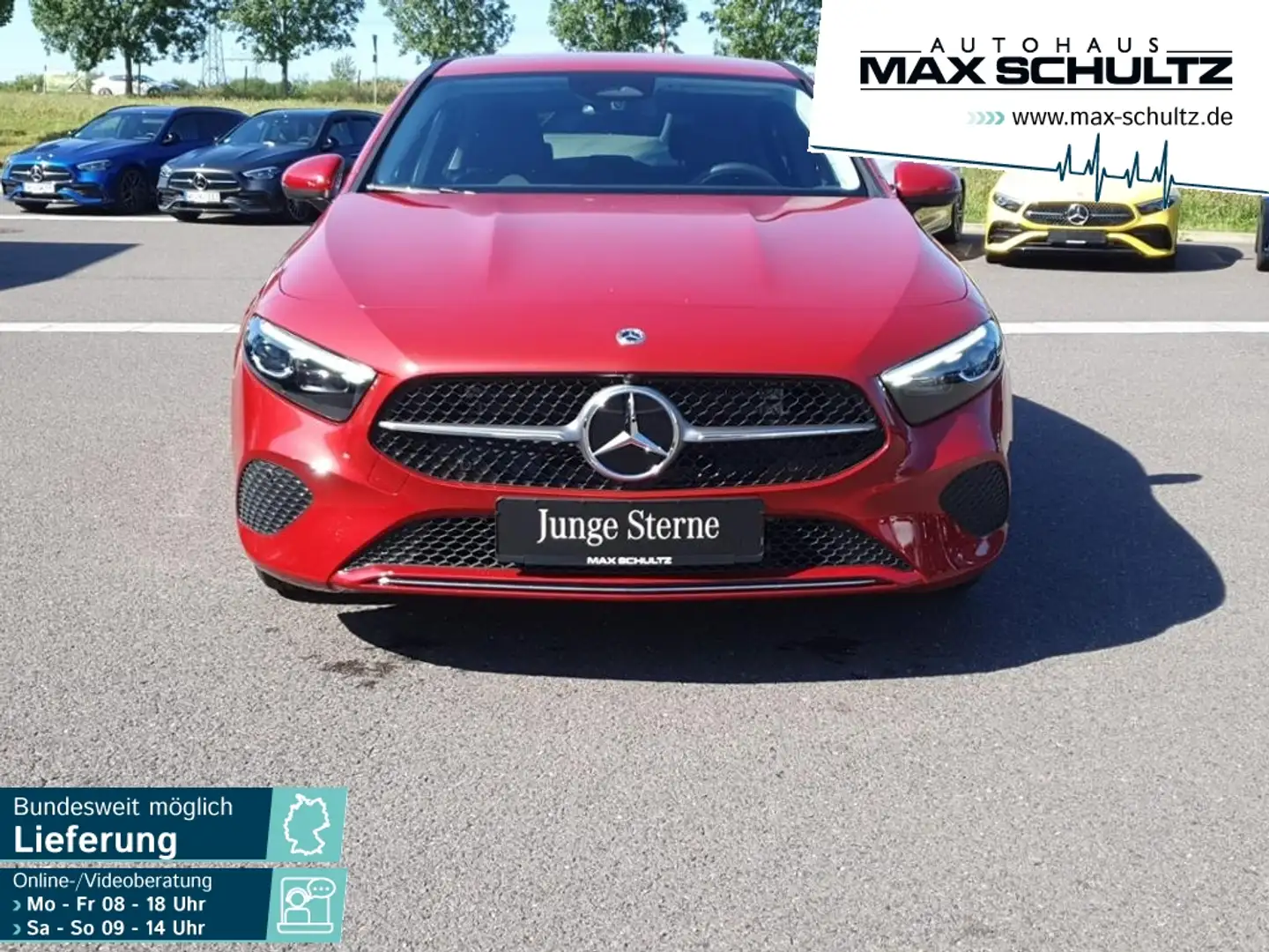 Mercedes-Benz A 180 AHK*Sitzhzg*Multibeam*Lenkradhzg*Keyless* Rot - 1
