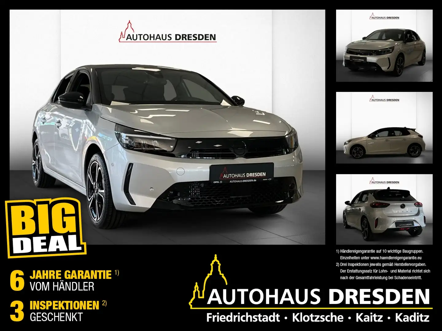 Opel Corsa F 1.2 Turbo GS ALLWETTER bis 29.11 Inkl. Argent - 1