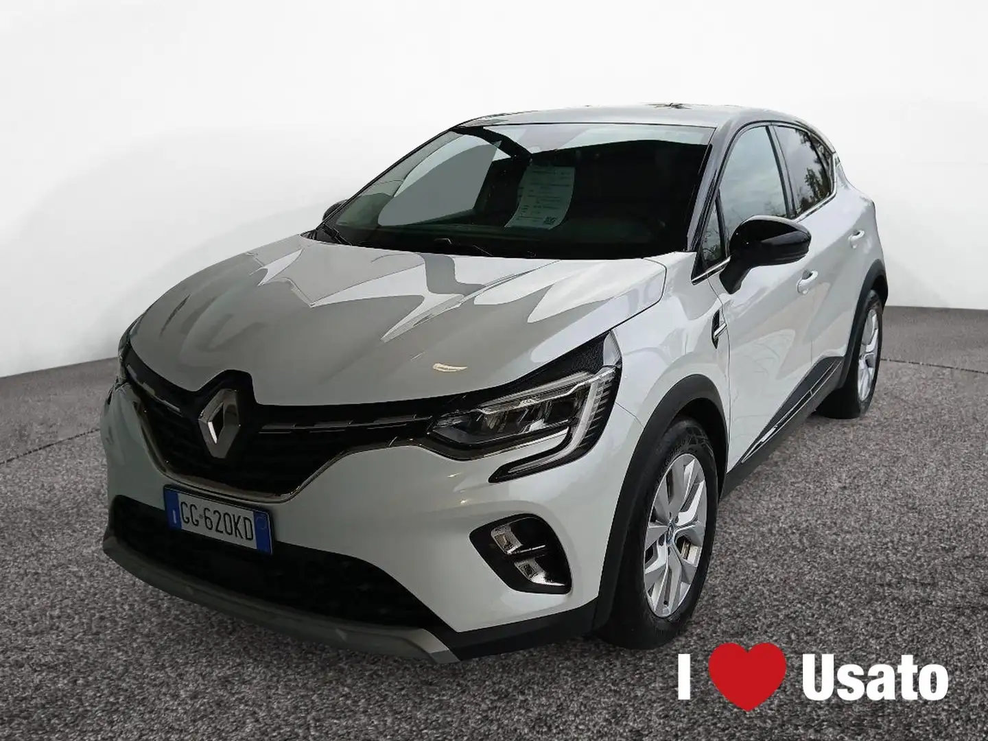 Renault Captur II 2019 1.6 hybrid Intens E-Tech 145cv auto Bianco - 1