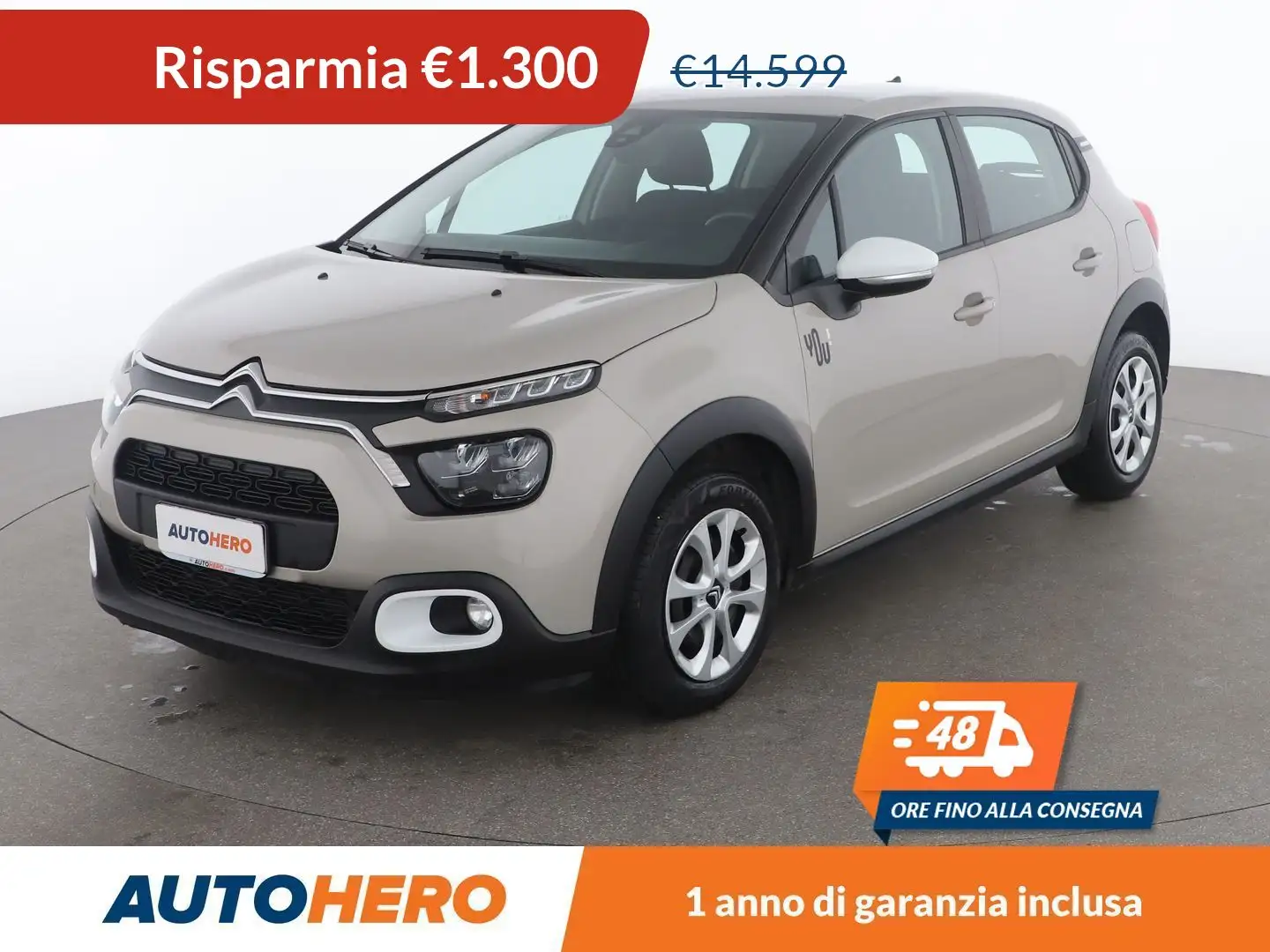 Citroen C3 1.5 Blue-HDi YOU! Beige - 1
