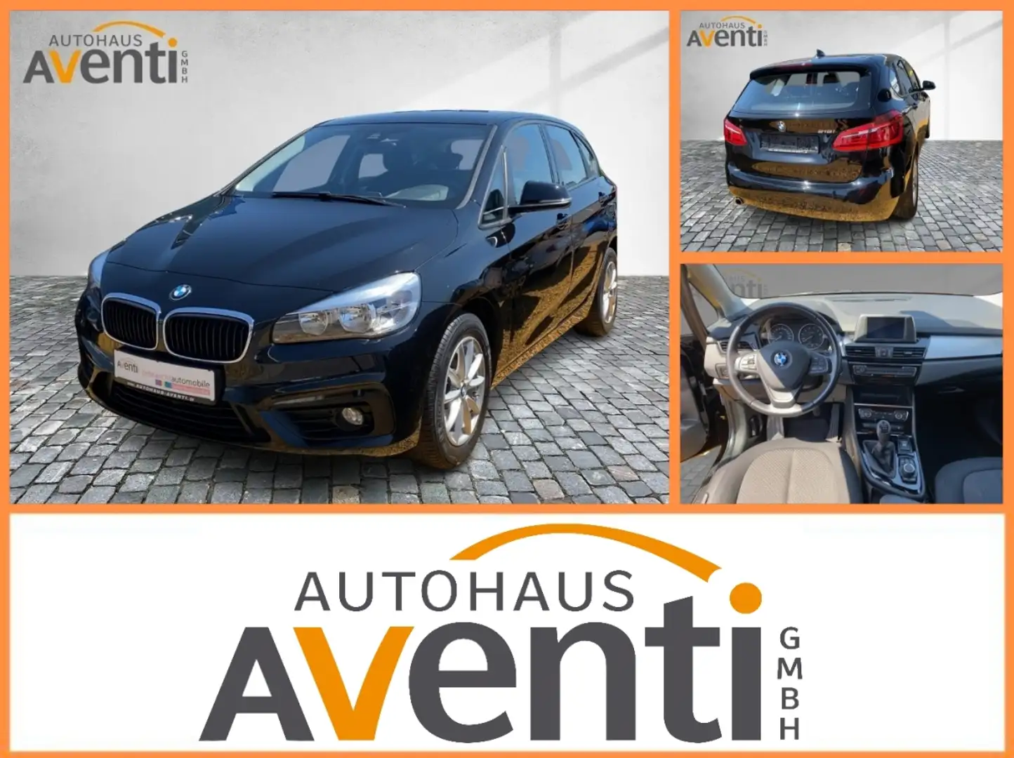 BMW 218 i Active Tourer Advantage *PDC*LMF*Tempomat* Czarny - 1