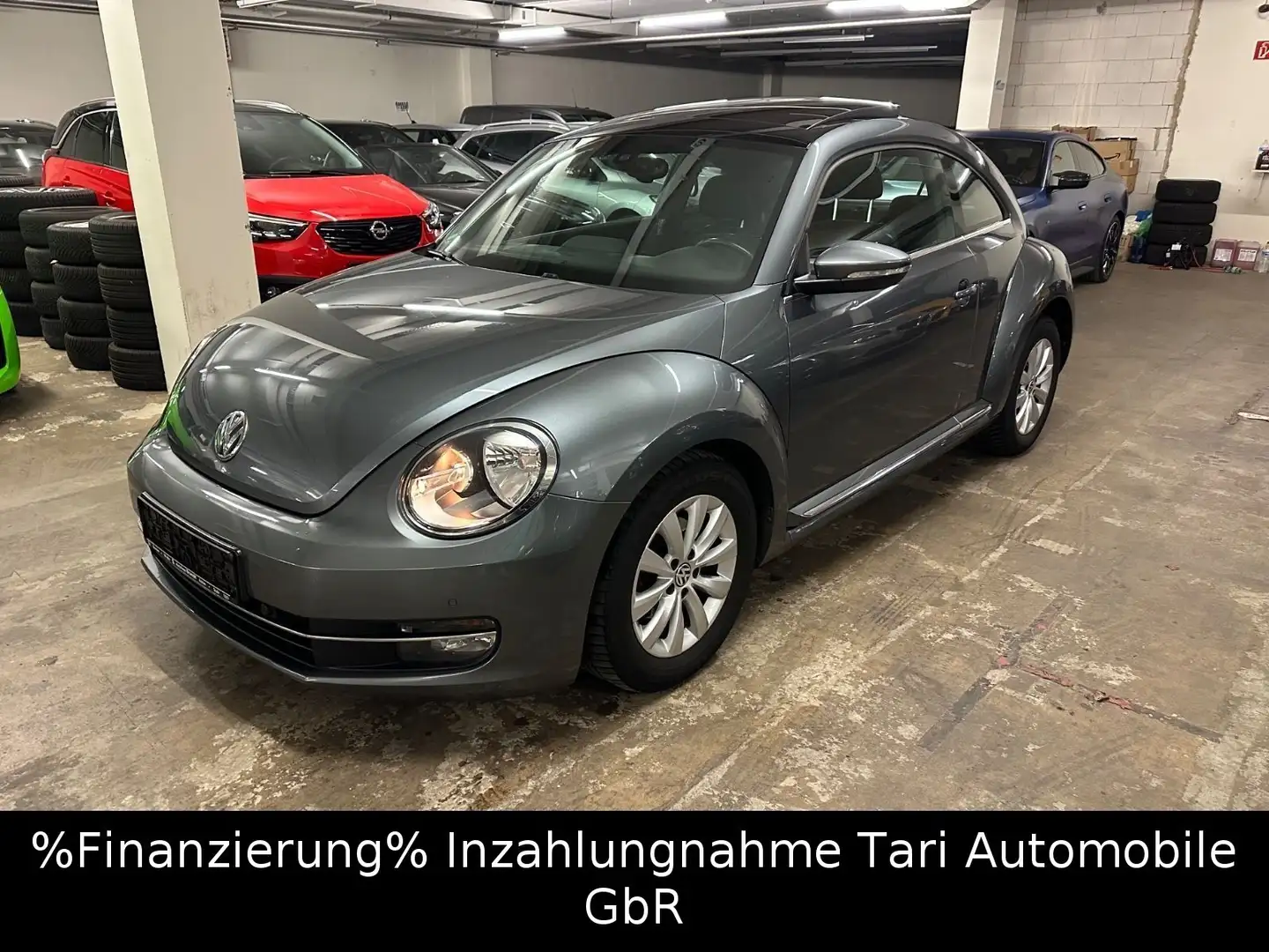 Volkswagen Beetle 1.6 TDI Design Navi,Keyless,Pano.,2xPDC Grau - 2