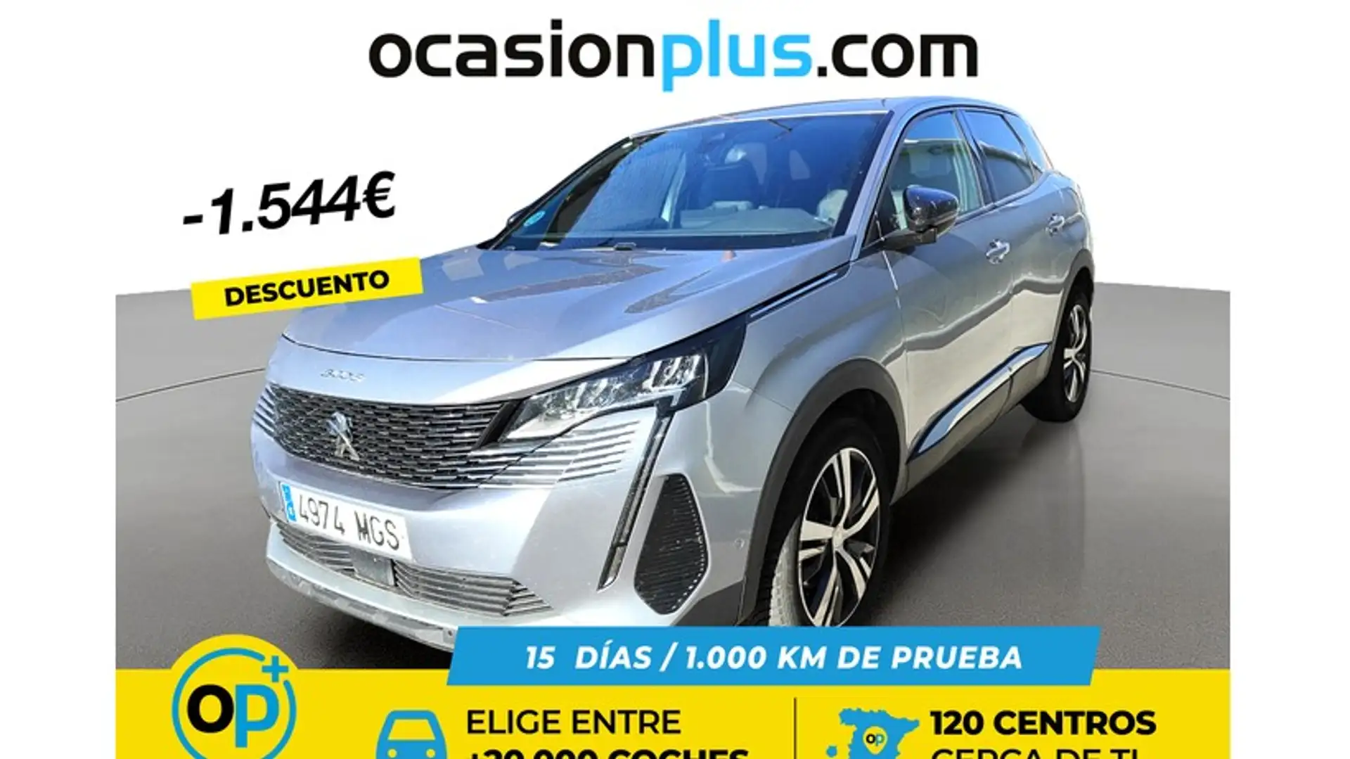 Peugeot 3008 1.2 S&S PureTech Allure Pack 130 Silber - 1