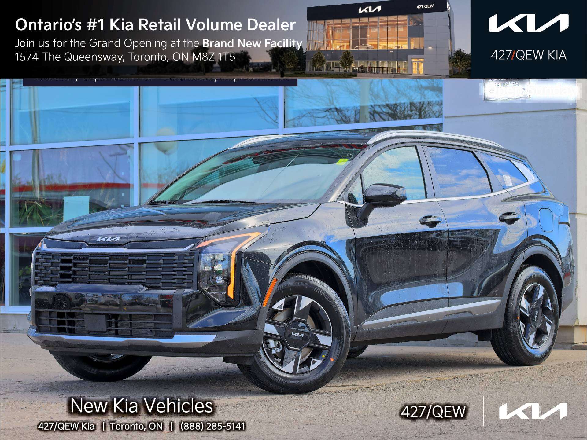 Black 2026 Kia Sportage SUV / Crossover All-Wheel Drive Automatic