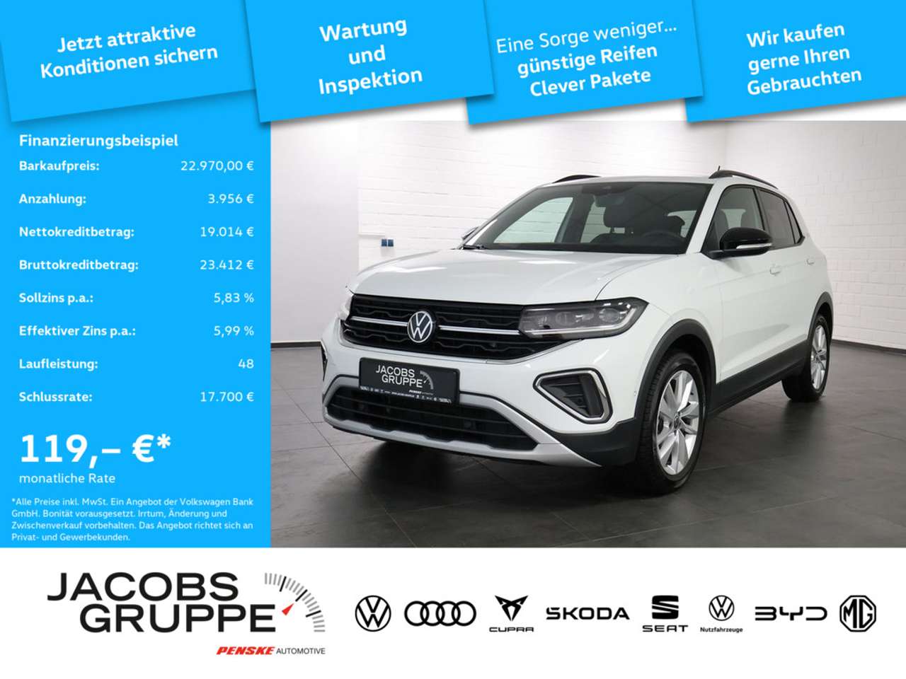 Volkswagen T-Cross 2025 — 1.0 TSI Goal DSG,Navi,Matrix,RFK
