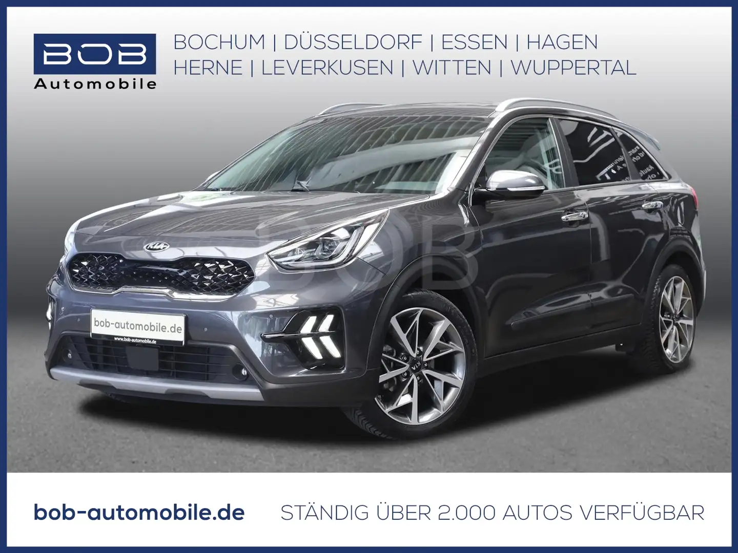 Kia Niro 1.6 HEV NAVI GJR SHZ LM LHZ MEMORY SD BT Grau - 1
