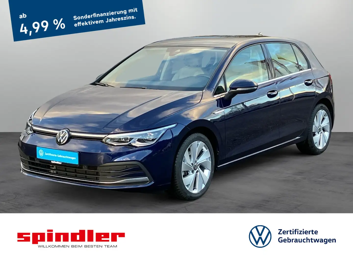 Volkswagen Golf VIII Style 1.5 eTSI DSG / Navi, Pano, LED+ Azul - 1