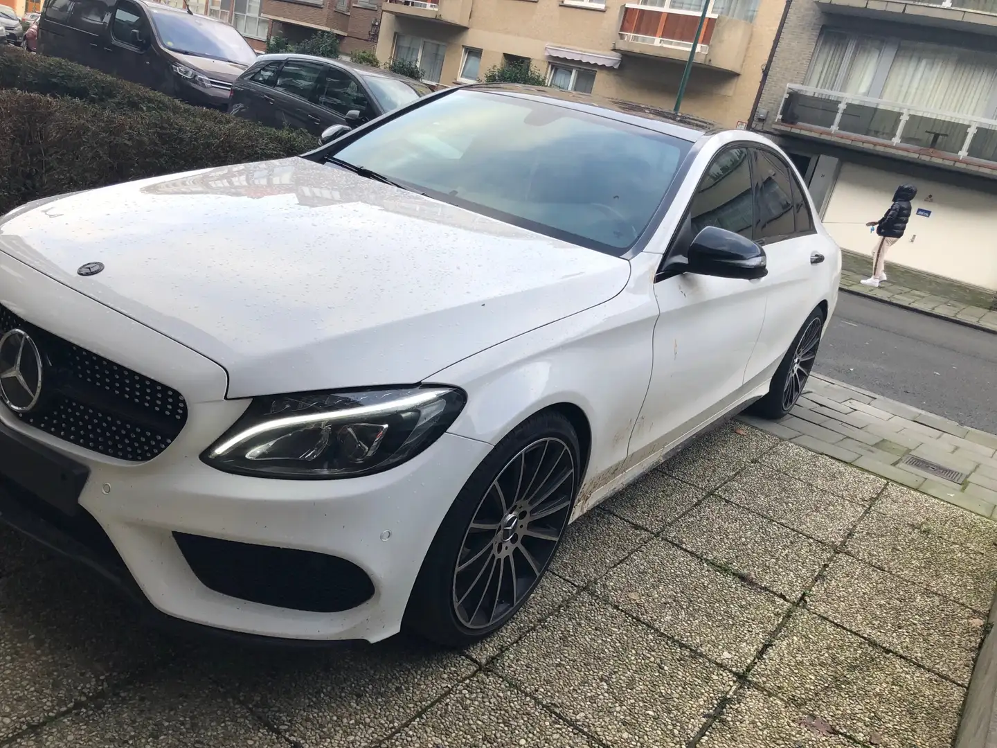 Mercedes-Benz C 200 full option pack amg+night Wit - 2
