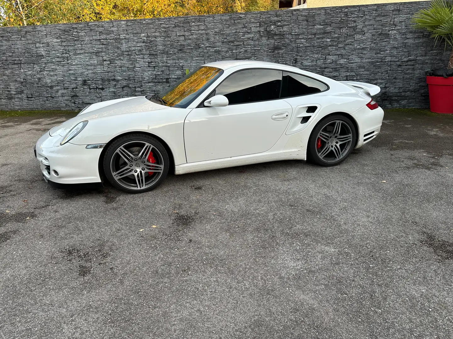 Porsche 997 Turbo Phase 1 BVM6 Blanc - 1
