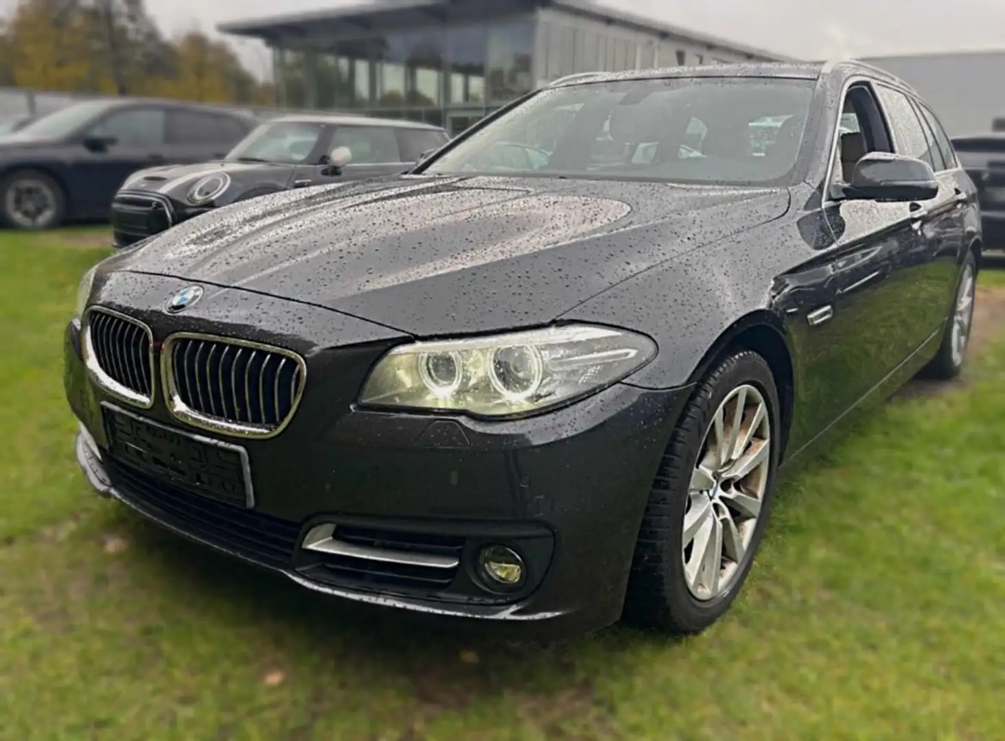 BMW 520 d AT|Xenon|Panorama|Navi|Leder|Einpark|Tempo Grau - 1