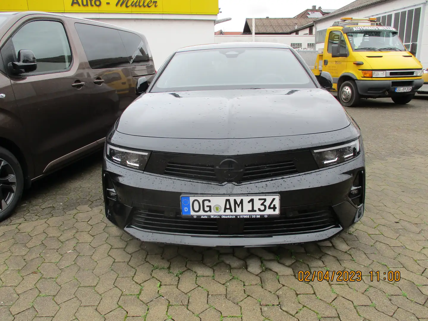 Opel Astra 1.2 Turbo GS Line Schwarz - 1