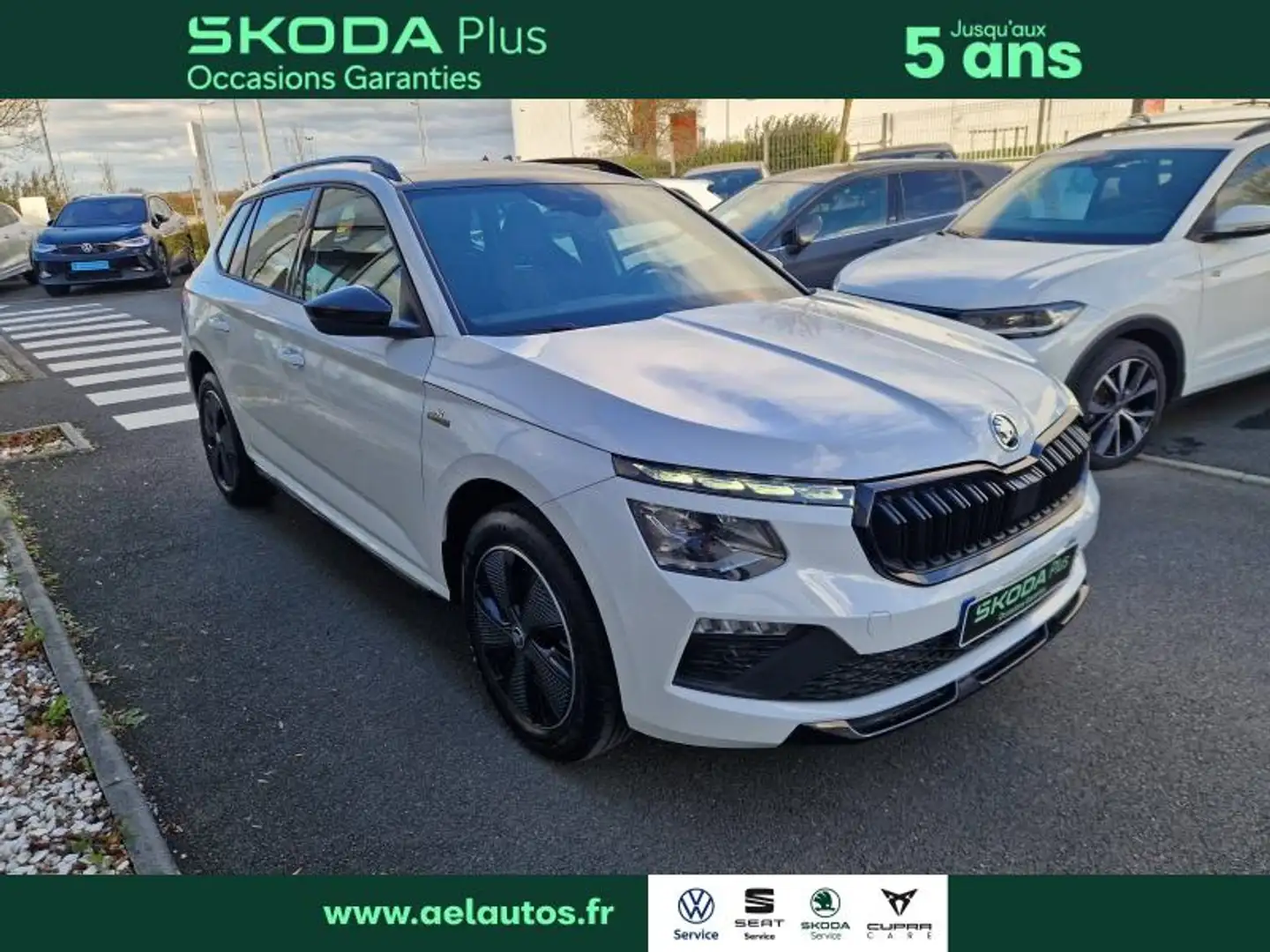 Skoda Kamiq 1.5 TSI Evo 2 150ch ACT Monte Carlo DSG7 Blanc - 2