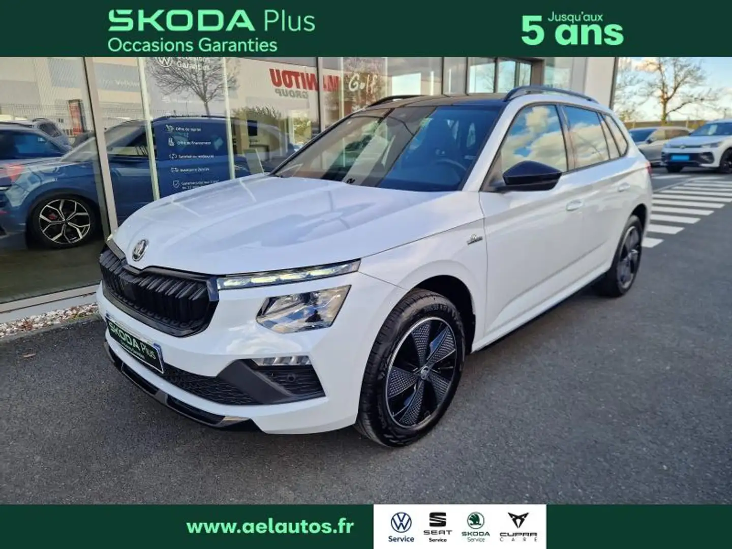 Skoda Kamiq 1.5 TSI Evo 2 150ch ACT Monte Carlo DSG7 Blanc - 1