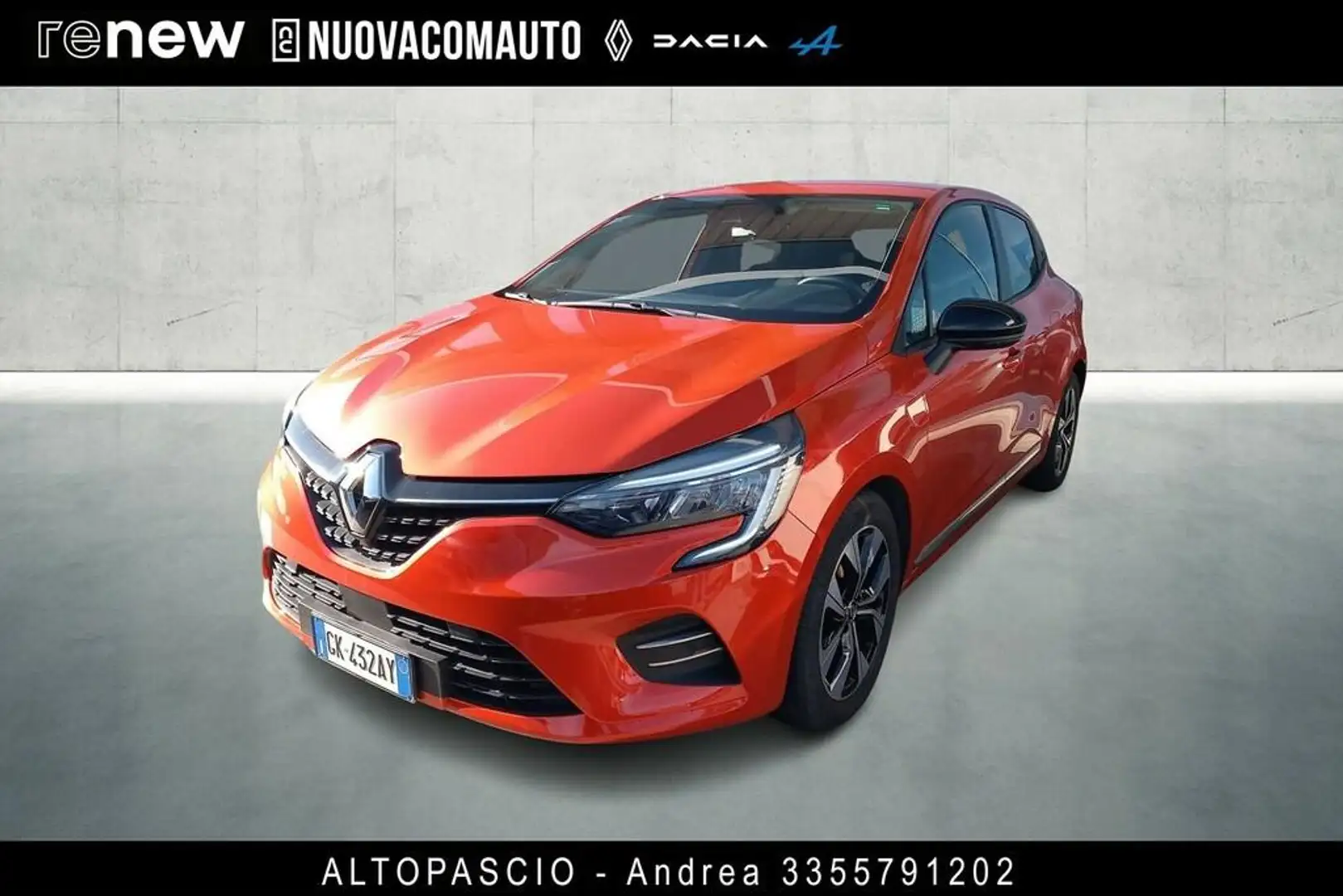 Renault Clio 1.5 blue dci Evolution 100cv Arancione - 1