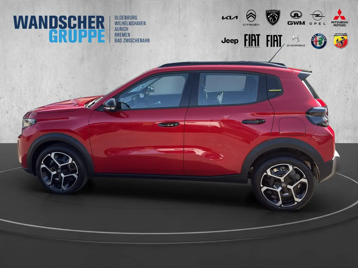 Citroen C3 1.2 PureTech 100 YOU Turbo Plus Paket +HUD+PDC Rot - 2
