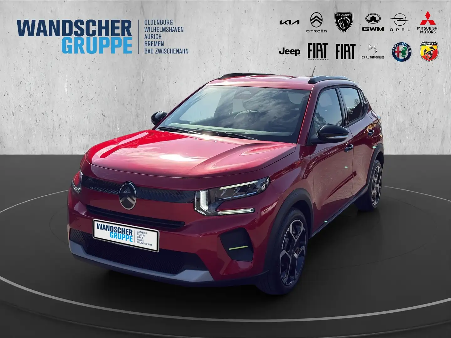 Citroen C3 1.2 PureTech 100 YOU Turbo Plus Paket +HUD+PDC Rood - 1