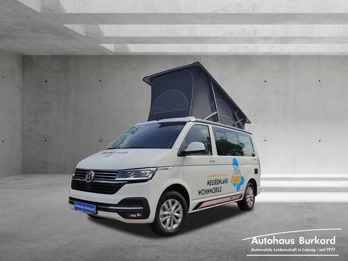 Volkswagen T6 California T6.1 California Ocean 2.0 TDI+DSG+Tempomat+DAB Blanc - 2