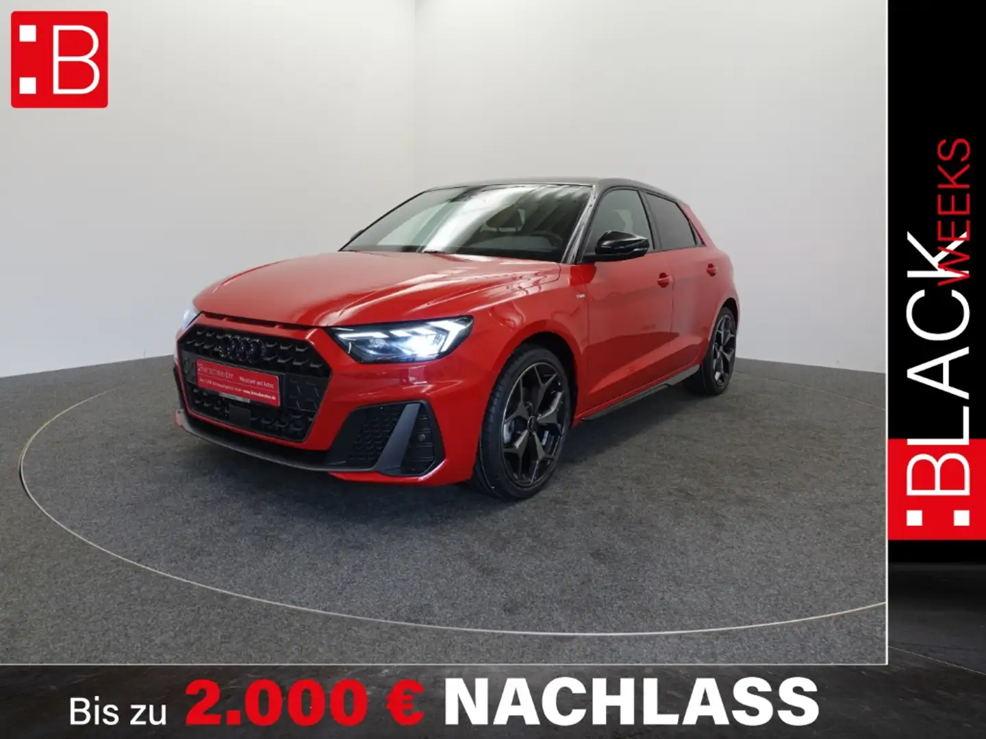 Audi A1 Sportback 30 TFSI S line NAVI SITZHEIZUNG GRA PDC+ Rot - 1
