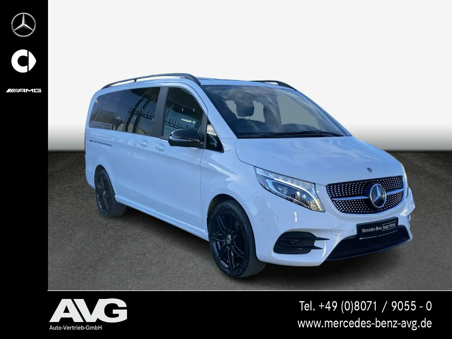 Mercedes-Benz V 300 V 300 d 4MATIC EDITION Lang AMG-Line AHK LED Navi Weiß - 2
