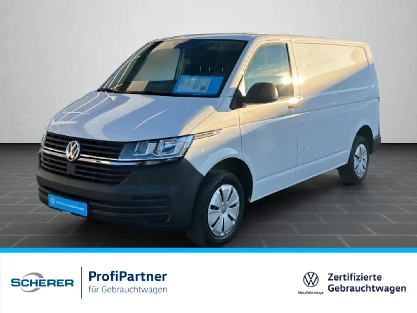 Volkswagen T6.1 Transporter T6.1 Kasten KR 2.0 TDI 110PS KLIMA PDC hi. DAB A Weiß - 1