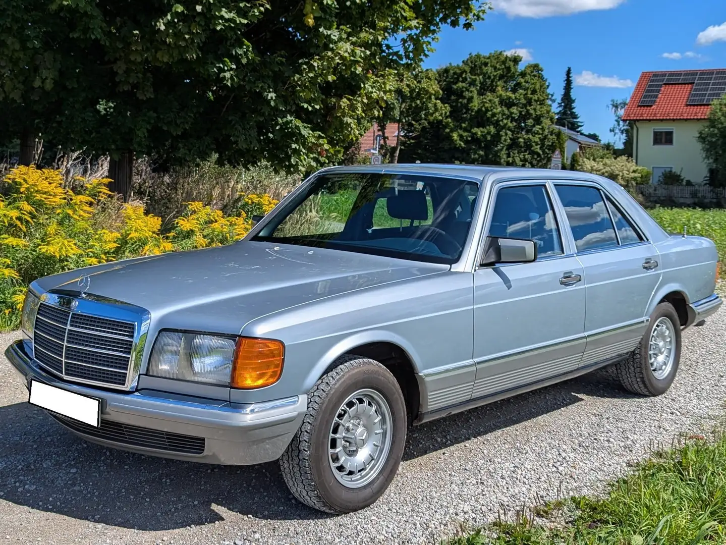 Mercedes-Benz 280 SE Oldtimer Klima Silber - 1