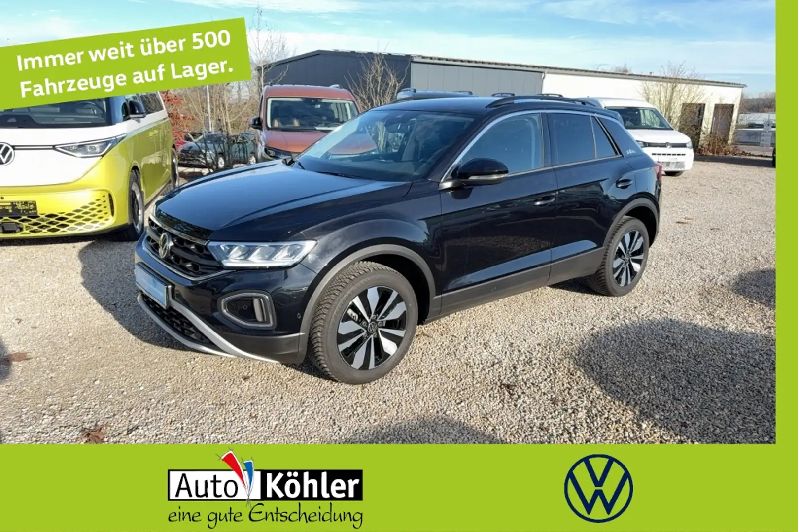 Volkswagen T-Roc GOAL TSi Black/CarPlay/ACC/Virt/LED/Navi Schwarz - 1