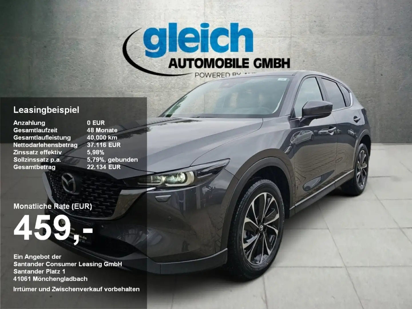 Mazda CX-5 2.2L SKYACTIV D 150 Advantage Navi LED Szürke - 1