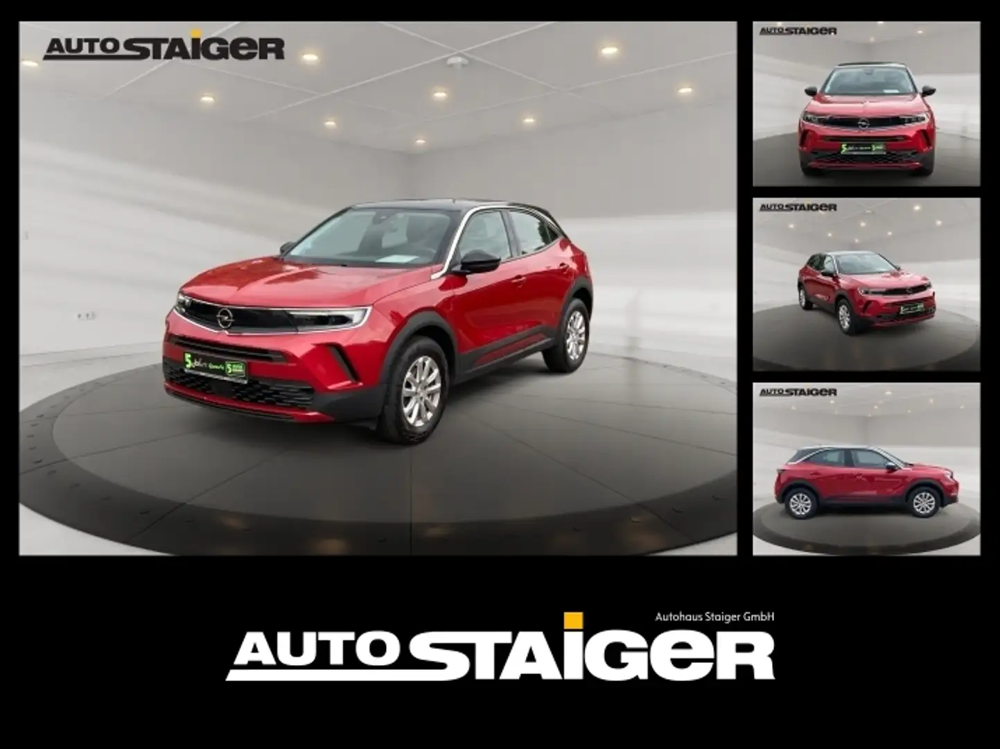 Opel Mokka 1.2 Turbo Edition +FLA LM KAM LED PDC Rood - 1