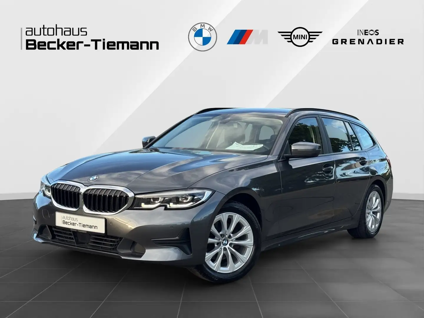 BMW 320 d Touring | Navi | Head-Up | LED | Abstandstemp. | Grijs - 1