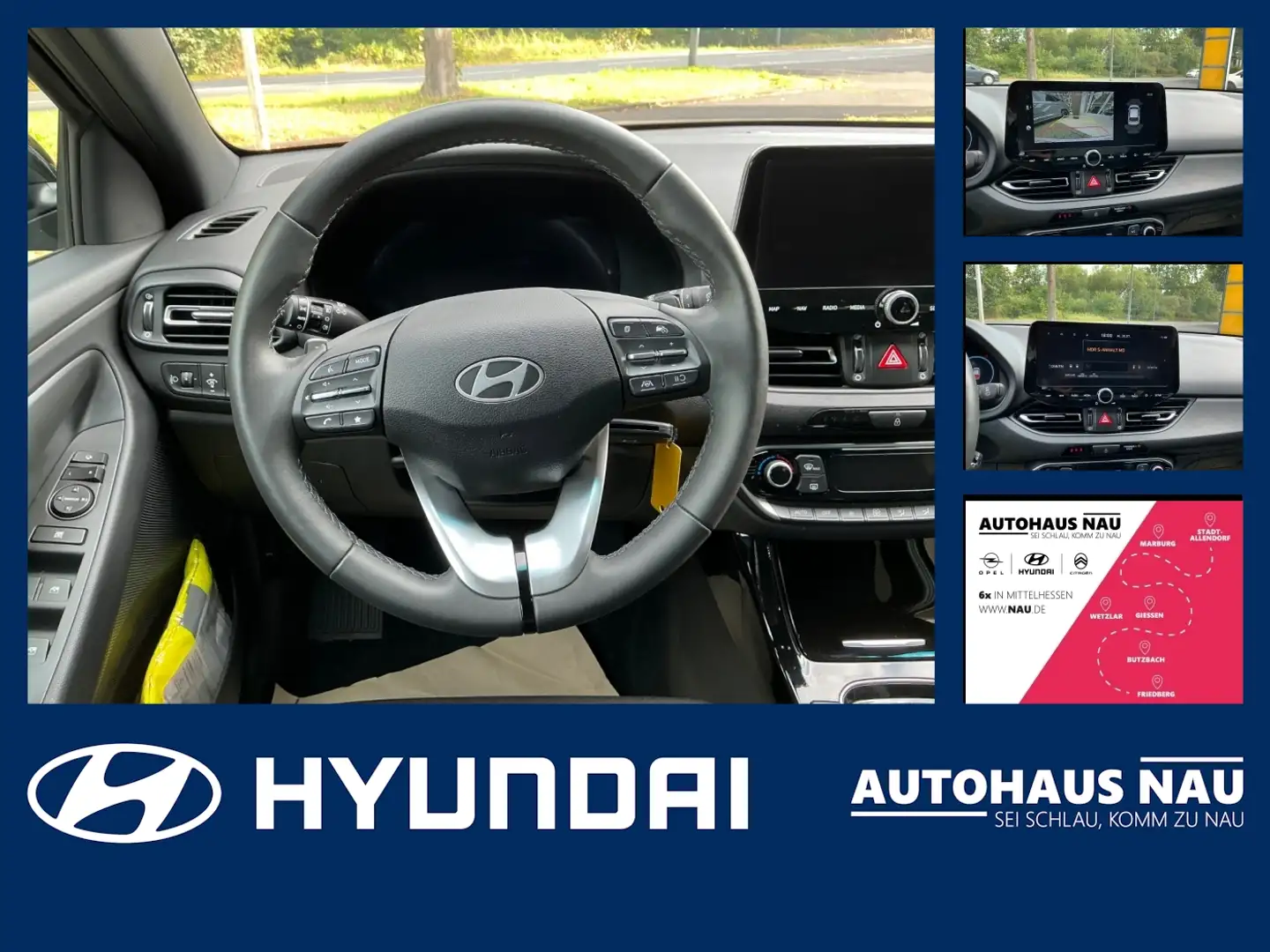 Hyundai i30 1.5 T-GDI Advantage LED+Navi+SHZ+2xKlima+PDC Negro - 1