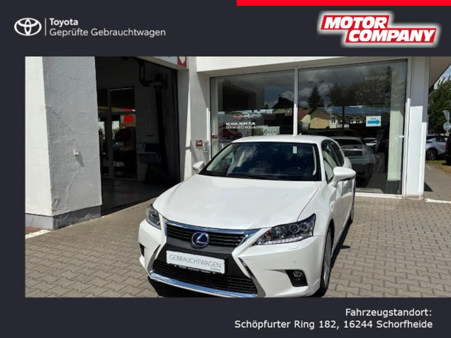 Lexus CT 200h Hybrid 1,8 Luxury Line Automatik Leder Wit - 1