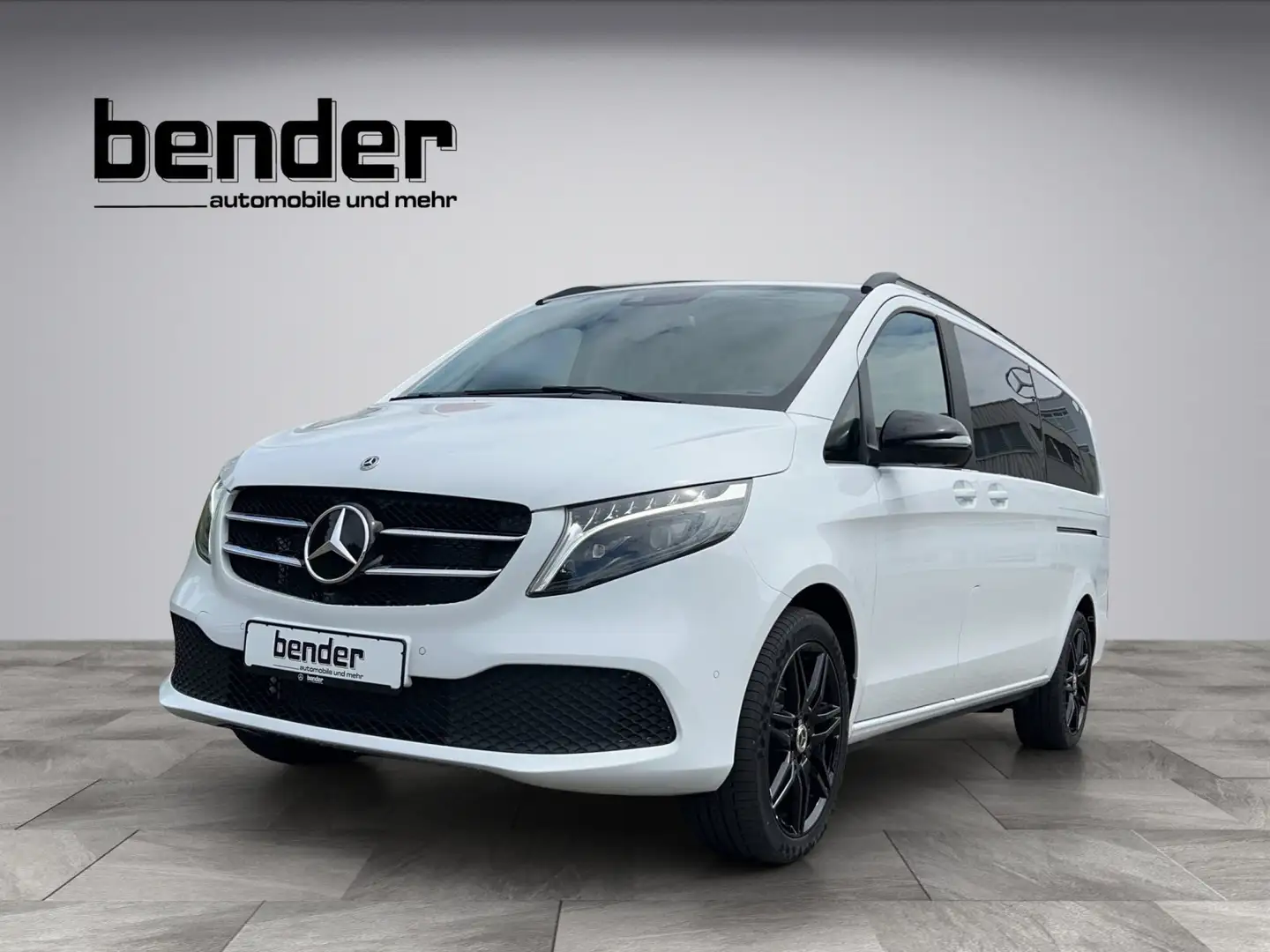 Mercedes-Benz V 300 d 4M EL*AHK*BURMESTER*360°*DISTRONIC*TOTWINKEL* Weiß - 1