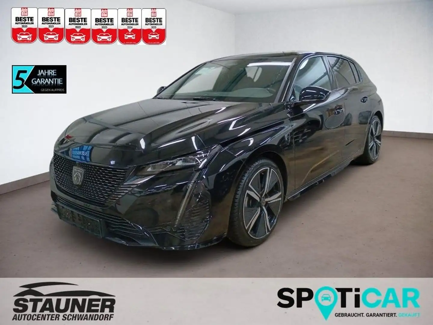 Peugeot 308 GT PureTech 130PS AT8*KEYLESS*PDC*KAMERA* Black - 1